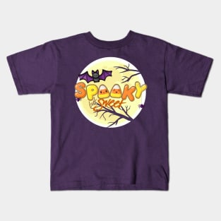 Spooky but Sweet (purple) Kids T-Shirt